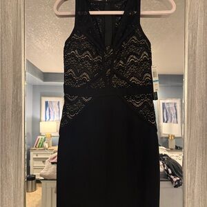 Black Lace Sleeveless Dress NWT Macys Size 5